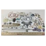 Costume Jewelry: Lee Sands earrings, RLM Earrings