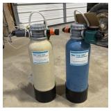Portable water softener, deionizer