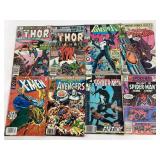 Marvel Comic Books Thor, Spider-Man, X-Men, Avenge