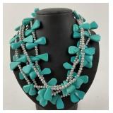 .925 Sterling Silver Marked Diana Venzia Howelite