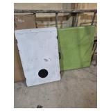 Folding Card Table & Foldable Corn Hole Set