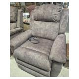 Lazboy Power Lift Recliner Suede With Heat &