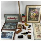 Framed Artwork, Figurines, Sony Audio Recorder, Ca