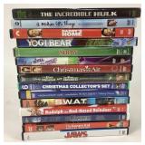 DVDs Including Jaws, The Karate Kid, S.W.A.T.