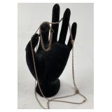 Victorian Gold Filled Pocket Watch Chain with