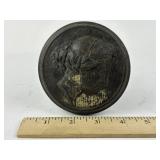 Victorian era wood & composition plaque Grecian