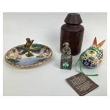 Telegraph Top, Capodimonte Dish, Pewter & Connemar
