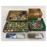 Costume Jewelry Unmatched Earrings, clip on and