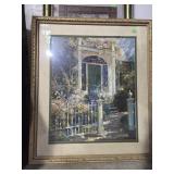 Framed flower home art print