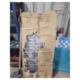 26in metal shelves in box.