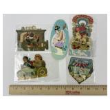 Die Cut embossed Valentines day Cards