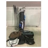 Golf Clubs With Jack Nicklaus Irons, Bags, Dockers