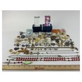 Costume Jewelry: Jesus Fish Bracelet, Rosary,