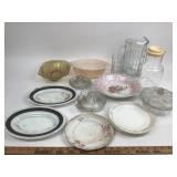 Pyrex Plates, Fire King Lusterware Dish, Anchor Ho