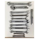Craftsman Tools; Adjustable & Open End Wrenches, D