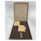 Gold Plated L.A. Cano Pre Columbian art Tolima