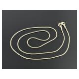 .925 Sterling Silver stamped Necklace, 9.18g TW 24