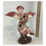 MCM Pink Ceramic Cockatoos Figurine