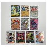 10 Pokemon Trading Cards