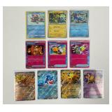 10 Pokemon Trading Cards