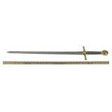 Excalibur Replica Sword with Gold Accents