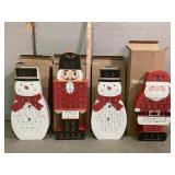 Christmas Character Advent Calendars; Santa, Nutcr