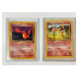2 Pokemon Vintage Charmander Trading Cards