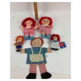 Raggedy Ann, Andy Cloth Dolls