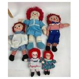 Raggedy Ann, Andy Dolls by Knickerbocker