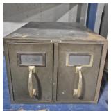 Metal 2 Drawer File Chest 13 in. X 16 in. X 10