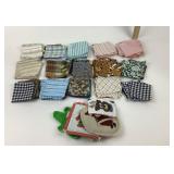 Fabric Squares, Holiday Patterns