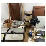 Wood Decor, Metal Box, Wicker Basket, Panels, Wood