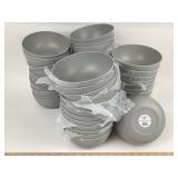 Room Essentials Plastic Grey Bowls by Target; Unus
