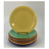 Fiesta Dinner Plates Multicolor Ceramic