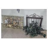 Wrought Iron Decorative Panel 18 in. X 29 in. &