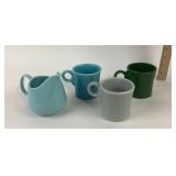 Fiesta HLC USA Mugs and MCM Creamer
