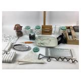 Household Items Including Glassware, Textiles