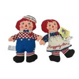 Signed Applause Raggedy Ann, Raggedy Andy Dolls