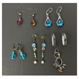 5 Pair Fashion Designer Earrings