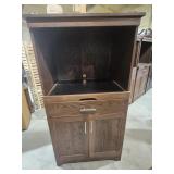 Wood Appliance/Entertainment/Desk/Computer Center