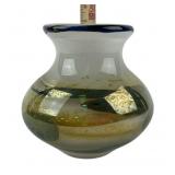 1970s Modernist Val St. Lambert art glass vase