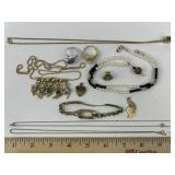 Gold filled & plated jewelry necklaces, rings and