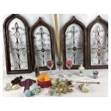 Wood Arch Wall Decor, Seasonal Decorations, Glassw
