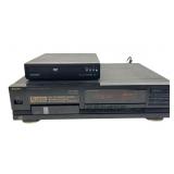 Sharp 6-Disc CD Player, Magnavox DVD Player
