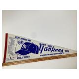 New York Yankees 1978 AL Champs Pennant