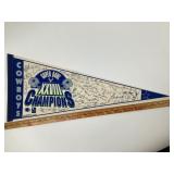 Super Bowl XXVIII Cowboys Pennant, Signed