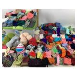 Handmade Crochet Squares, Yarn Knitted Items