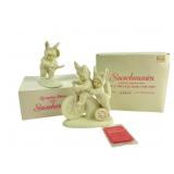 Department 56 Snowbunnies Figurines With Boxes