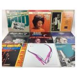 Jazz Vinyl Records Featuring Louis Armstrong, Glor