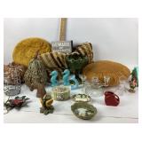 Fiesta Pitcher, Home Decor, Glassware, Pillows,